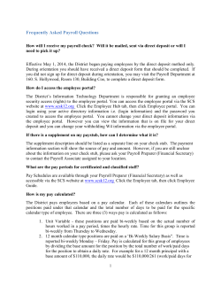 Frequently Asked Payroll Questions