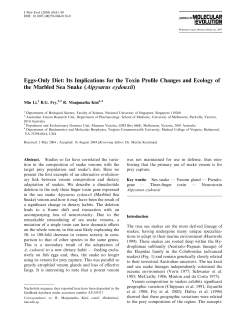 Eggs-Only Diet: Its Implications for the Toxin Profile Changes and