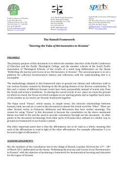 Namoli Framework for Hermeneutics