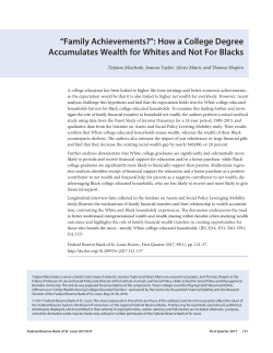 How a College Degree Accumulates Wealth for Whites and Not For