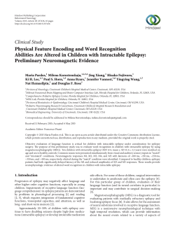 Physical Feature Encoding and Word Recognition Abilities Are