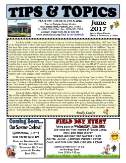 Peabody Council on Aging`s
