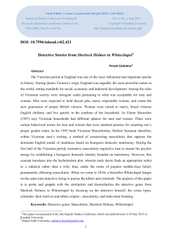 DOI: 10.7596/taksad.v4i2.421 Detective Stories from Sherlock