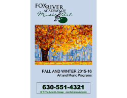 Catalog - Fox River Academy of Music and Art