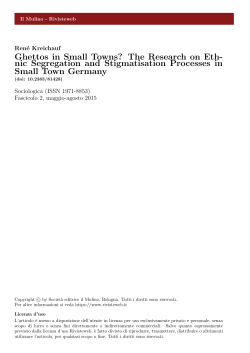 Ghettos in Small Towns?