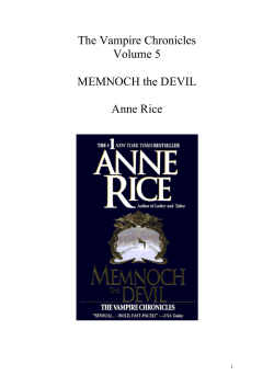 Anne Rice - Vampire Chronicles V The Vampire