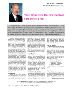 Perfect Commission Rate Considerations
