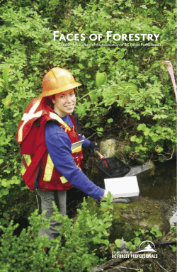 Faces of Forestry - Association of BC Forest Professionals
