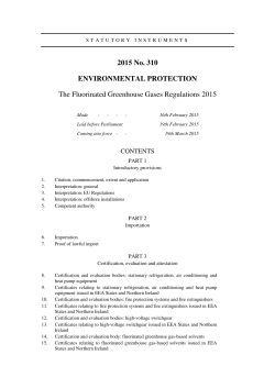 The Fluorinated Greenhouse Gases