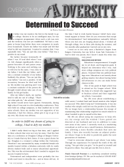 Determined to Succeed - Healthcare Marketer`s Exchange