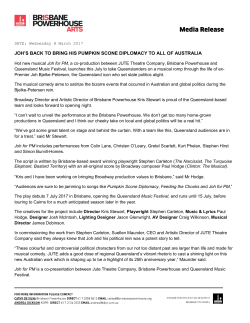 joh`s back to bring his pumpkin scone diplomacy to all of australia