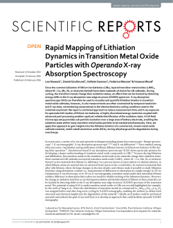 Rapid Mapping of Lithiation Dynamics in Transition Metal Oxide