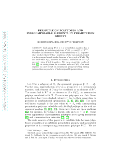 arXiv:math/0503015v2 [math.CO] 24 Nov 2005