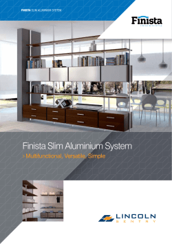 Finista Slim Aluminium System