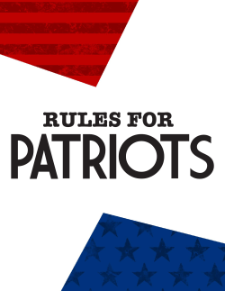the PDF - Rules for Patriots