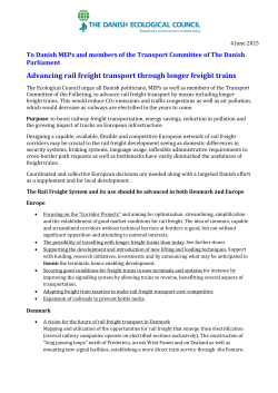 Advancing rail freight transport through longer freight trains