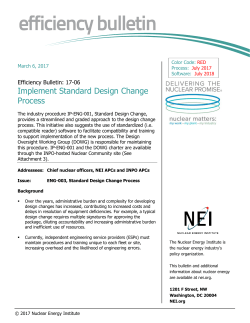 Implement Standard Design Change Process