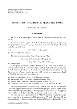 Injectivity theorems in plane and space