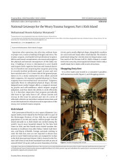 National Getaways for the Weary Trauma