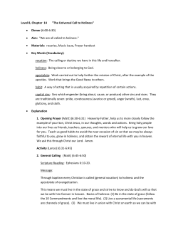 Level 8, Chapter 14 "The Universal Call to