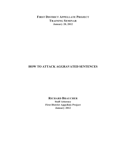 HOW TO ATTACK AGGRAVATED SENTENCES