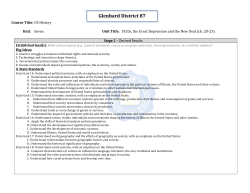 7 US History 1920s and Great Depression UbD
