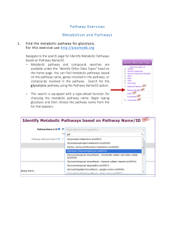Metabolic Pathways - EuPathDB Workshop