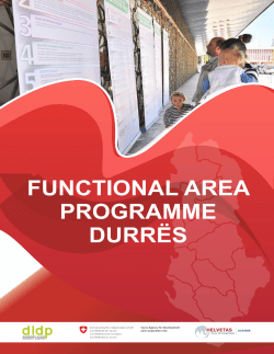 Functional Area Programme Durres