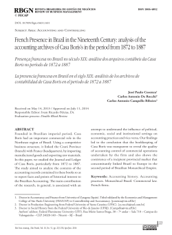 French Presence in Brazil in the Nineteenth Century - RBGN