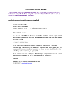 Nazareth`s Starfish Email Templates Academic