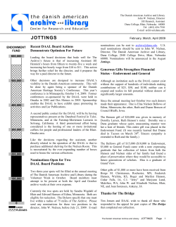 May - The Danish American Archive and Library