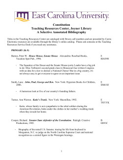 Constitution Teaching Resources Center, Joyner Library