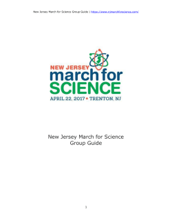 DownLoad PDF - New Jersey March for Science