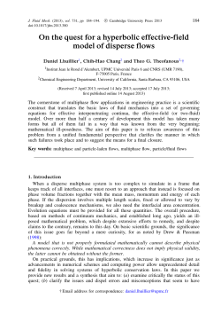 On the quest for a hyperbolic effective