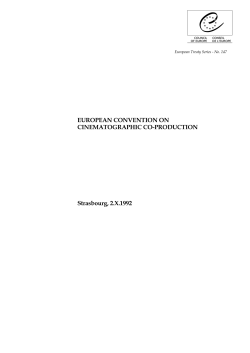 European Convention on Cinematographic Co