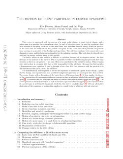 The motion of point particles in curved spacetime