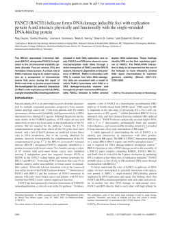 FANCJ (BACH1) helicase forms DNA damage