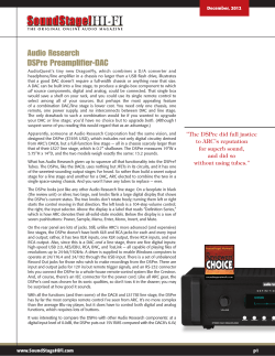 DSPre Preamplifier-DAC