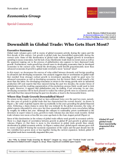 Downshift in Global Trade: Who Gets Hurt Most?
