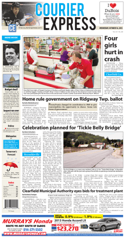 Four girls hurt in crash