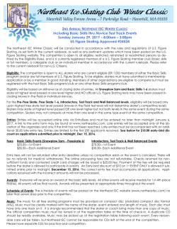 Northeast Ice Skating Club Winter Classic