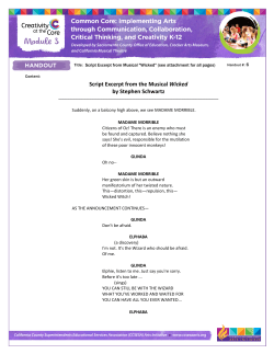 Handout 6 - CCSESA Arts Initiative