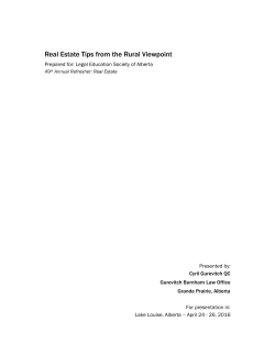Real Estate Tips from the Rural Viewpoint