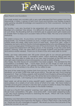 eNews - Prior`s Field School