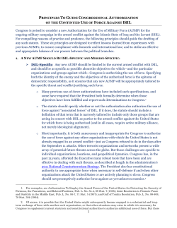 statement of principles