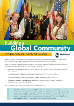 Learn More - World Council of Credit Unions