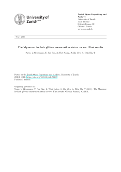 - Zurich Open Repository and Archive