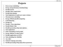 Energy-efficient parallel computing