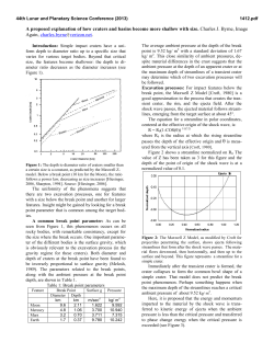 A proposed explanation of how craters and basins become more