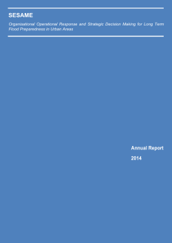 SESAME Annual Report 2014